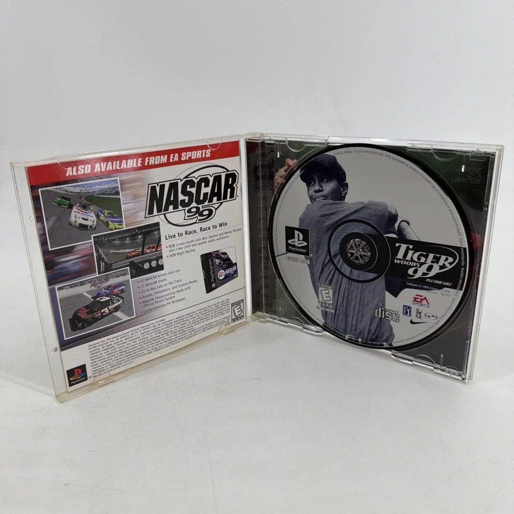 Tiger Woods '99 South Park Recalled Version PlayStation 1 PS1 Complete CIB